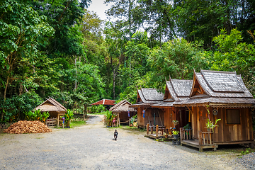 Image showing Wat Palad temple buildings, Chiang Mai, Thailand