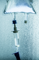 Image showing Intravenous drip equipment in hospital