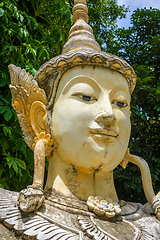 Image showing Statue in Wat Palad temple, Chiang Mai, Thailand