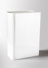 Image showing Closed blank dictionary, book mockup