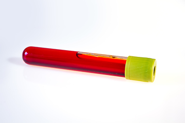 Image showing Blood test tube