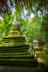 Image showing Wat Palad temple stupa, Chiang Mai, Thailand