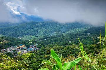 Image showing Doi Pui Mong hill tribe village landscape, Chiang Mai, Thailand
