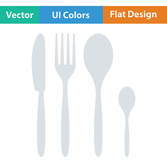 Image showing Silverware set icon