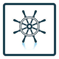 Image showing Icon of  steering wheel 