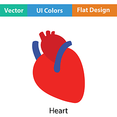 Image showing Human heart icon