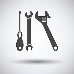 Image showing Wrench and screwdriver icon