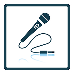 Image showing Karaoke microphone  icon