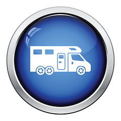 Image showing Camping family caravan  icon