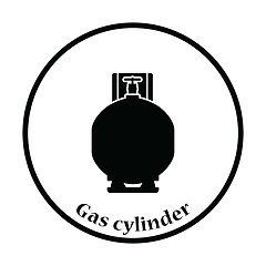 Image showing Gas cylinder icon