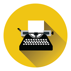 Image showing Typewriter icon