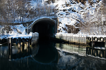 Image showing Submarine Bunker Olavsvern, Troms, Norway