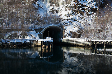 Image showing Submarine Bunker Olavsvern, Troms, Norway