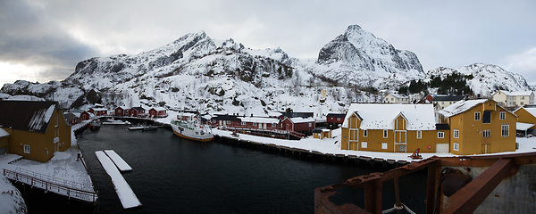 Image showing Nusfjord, Lofoten, Norway
