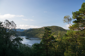 Image showing Way to the Preikestolen, Rogaland, Norway