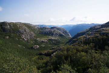 Image showing Way to the Preikestolen, Rogaland, Norway