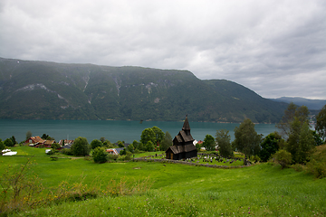 Image showing Urnes Stave Church, Ornes, Norway