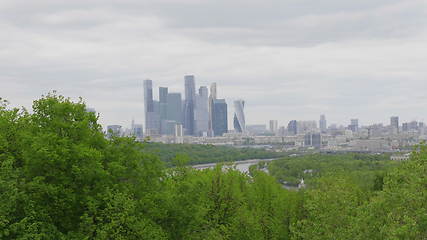 Image showing Moscow city Moscow International Business Center, Russia.