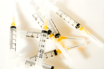 Image showing Syringes on white background