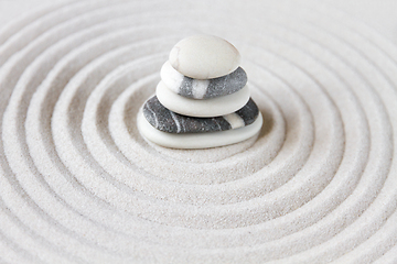 Image showing Zen japanese garden background