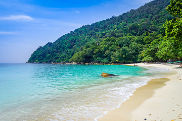 Image showing Turtle Beach, Perhentian Islands, Terengganu, Malaysia