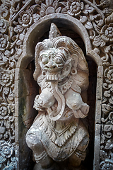 Image showing Statue in Puri Saren Palace, Ubud, Bali, Indonesia