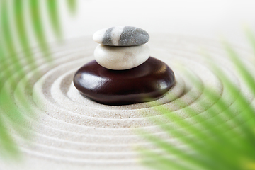 Image showing Zen natural japanese garden background