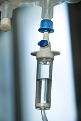 Image showing Intravenous drip equipment in hospital