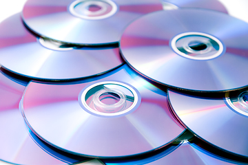 Image showing CD, DVD stack