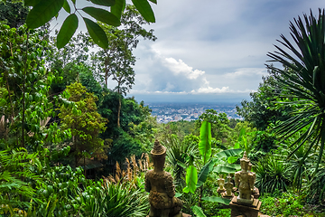 Image showing Wat Palad temple buildings, Chiang Mai, Thailand