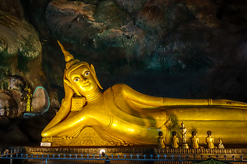 Image showing Buddha in Wat Suwan Kuha temple, Thailand