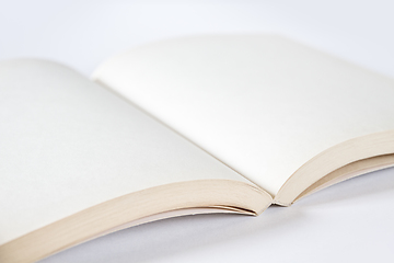 Image showing Open blank book mockup