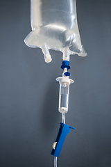 Image showing Intravenous drip equipment in hospital