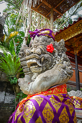 Image showing Statue in Puri Saren Palace, Ubud, Bali, Indonesia