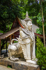 Image showing Statue in Wat Palad temple, Chiang Mai, Thailand