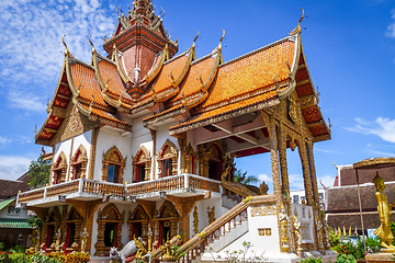 Image showing Wat Buppharam temple, Chiang Mai, Thailand