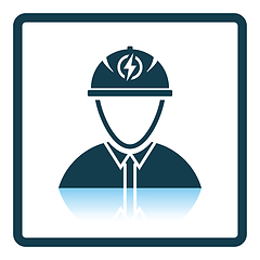 Image showing Electric engineer icon