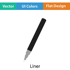 Image showing Liner pen icon