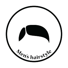 Image showing Men\'s hairstyle icon