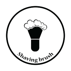 Image showing Shaving brush icon