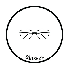 Image showing Glasses icon