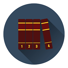 Image showing Books volumes icon