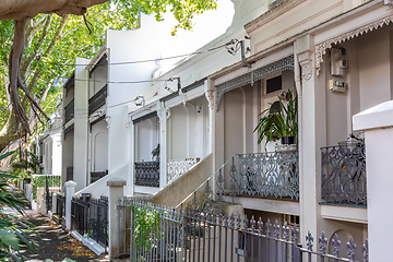 Image showing a typical terrace house in Sydney Australia