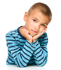 Image showing Portrait of a cute little boy