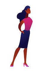 Image showing Businesswoman vector illustration.