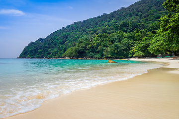 Image showing Turtle Beach, Perhentian Islands, Terengganu, Malaysia