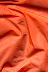 Image showing Orange satin background texture