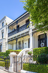 Image showing a typical terrace house in Sydney Australia