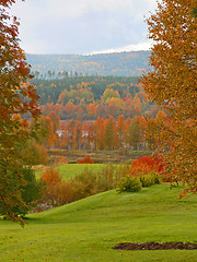 Image showing Autumn valley