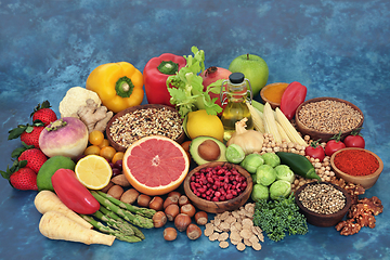 Image showing Vegan Health Food for a Healthy Lifestyle